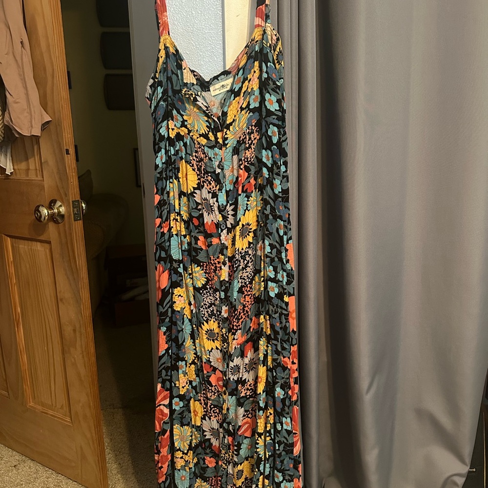 Natural Life Multicolor Floral Dress